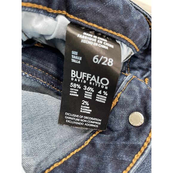 Buffalo David Bitton Pursuit Skinny Mid Rise Super Soft Stretch Size 6 28 Casual - Picture 7 of 11